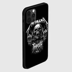 Чехол для iPhone 12 Pro Max Thrash metal - Metallica group, цвет: 3D-черный — фото 2
