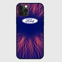 Чехол для iPhone 12 Pro Max Ford red energy, цвет: 3D-черный