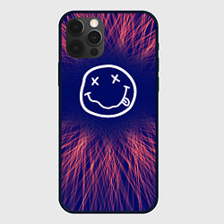 Чехол для iPhone 12 Pro Max Nirvana red energy, цвет: 3D-черный