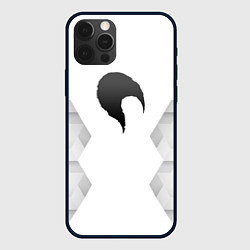 Чехол для iPhone 12 Pro Max Date A Live white poly, цвет: 3D-черный