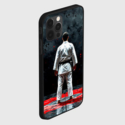 Чехол для iPhone 12 Pro Max Айкидоист на черном, цвет: 3D-черный — фото 2