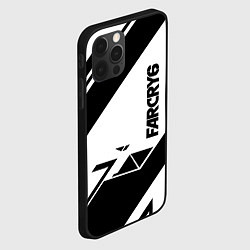 Чехол для iPhone 12 Pro Max Farcry6 геометрия полосы, цвет: 3D-черный — фото 2