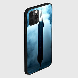 Чехол для iPhone 12 Pro Max Боксерская груша в дыму, цвет: 3D-черный — фото 2