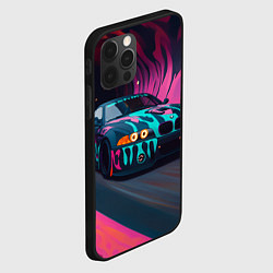 Чехол для iPhone 12 Pro Max БМВ граффити стиль, цвет: 3D-черный — фото 2
