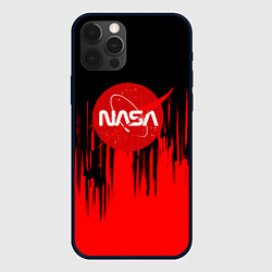 Чехол для iPhone 12 Pro Max Nasa краски текстура, цвет: 3D-черный
