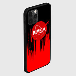 Чехол для iPhone 12 Pro Max Nasa краски текстура, цвет: 3D-черный — фото 2