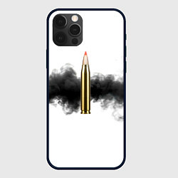 Чехол iPhone 12 Pro Max Патрон и черный дым
