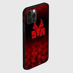 Чехол для iPhone 12 Pro Max Die Antwoord red poly, цвет: 3D-черный — фото 2