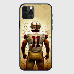 Чехол iPhone 12 Pro Max Квотербек на бежевом
