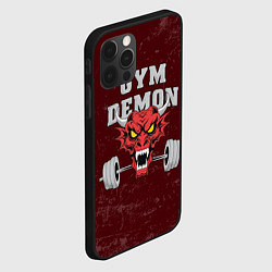 Чехол для iPhone 12 Pro Max Gym demon, цвет: 3D-черный — фото 2