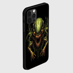 Чехол для iPhone 12 Pro Max Пришелец - ящер, цвет: 3D-черный — фото 2