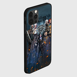 Чехол для iPhone 12 Pro Max Ведьмак герои, цвет: 3D-черный — фото 2