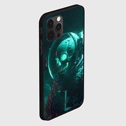 Чехол для iPhone 12 Pro Max Скелет в космосе, цвет: 3D-черный — фото 2