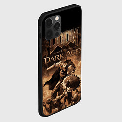 Чехол для iPhone 12 Pro Max Doom the dark ages, цвет: 3D-черный — фото 2