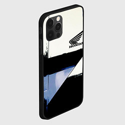 Чехол для iPhone 12 Pro Max Honda логотип, цвет: 3D-черный — фото 2