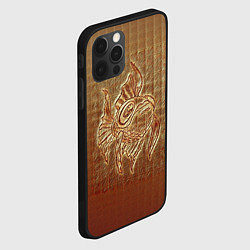 Чехол для iPhone 12 Pro Max Рыбка на тетрадном листе, цвет: 3D-черный — фото 2