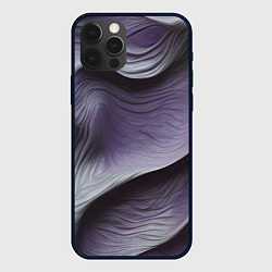 Чехол для iPhone 12 Pro Max Пластилиновые волны, цвет: 3D-черный