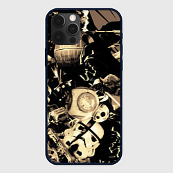 Чехол для iPhone 12 Pro Max Дарт Вейдер Йода Чубакка и другие из Star Wars, цвет: 3D-черный