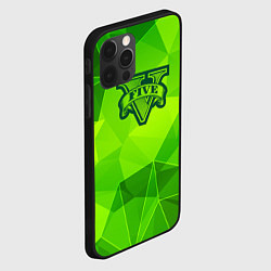 Чехол для iPhone 12 Pro Max GTA green poly, цвет: 3D-черный — фото 2