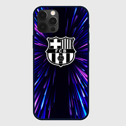Чехол для iPhone 12 Pro Max Barcelona neon energy, цвет: 3D-черный