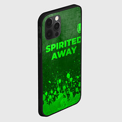 Чехол для iPhone 12 Pro Max Spirited Away - green gradient посередине, цвет: 3D-черный — фото 2