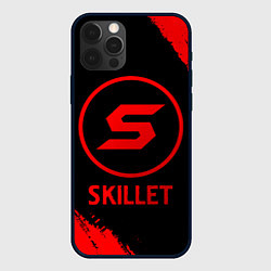 Чехол для iPhone 12 Pro Max Skillet - red gradient, цвет: 3D-черный