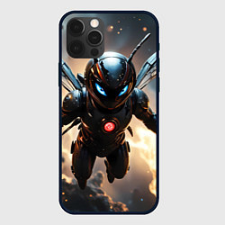 Чехол для iPhone 12 Pro Max Человек-оса, цвет: 3D-черный