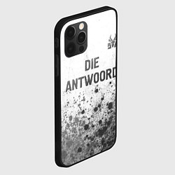 Чехол для iPhone 12 Pro Max Die Antwoord - white gradient посередине, цвет: 3D-черный — фото 2