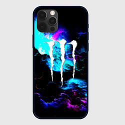 Чехол для iPhone 12 Pro Max Monster energy космическая абстракция, цвет: 3D-черный