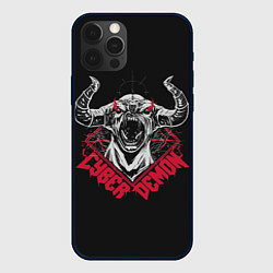 Чехол для iPhone 12 Pro Max Cyber demon doom, цвет: 3D-черный