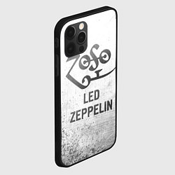 Чехол для iPhone 12 Pro Max Led Zeppelin - white gradient, цвет: 3D-черный — фото 2