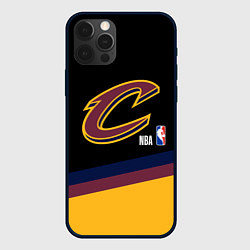 Чехол для iPhone 12 Pro Max Cleveland Cavaliers NBA basketball, цвет: 3D-черный