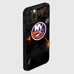 Чехол для iPhone 12 Pro Max Нью Йорк Айлендерс - НХЛ хоккей, цвет: 3D-черный — фото 2