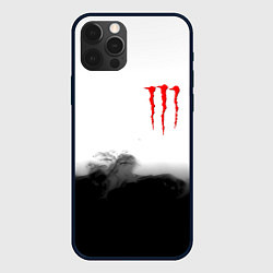 Чехол для iPhone 12 Pro Max Monster energy splash smoke, цвет: 3D-черный