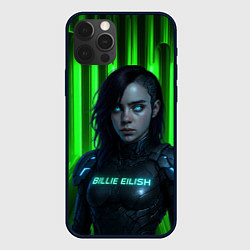 Чехол для iPhone 12 Pro Max Билли Айлиш космический костюм, цвет: 3D-черный