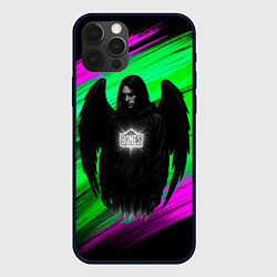 Чехол для iPhone 12 Pro Max Bones падший ангел, цвет: 3D-черный