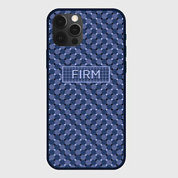 Чехол для iPhone 12 Pro Max Плавающий эффект - Фирм синий, цвет: 3D-черный