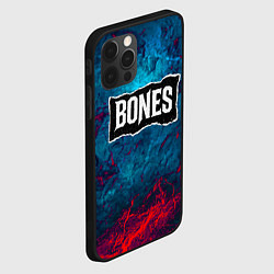 Чехол для iPhone 12 Pro Max Логотип Bones, цвет: 3D-черный — фото 2