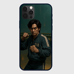 Чехол для iPhone 12 Pro Max Игрок 218 в боевой стойке, цвет: 3D-черный