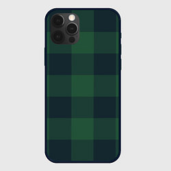 Чехол для iPhone 12 Pro Max Дождевой лес тартан ирландский, цвет: 3D-черный