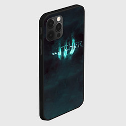 Чехол для iPhone 12 Pro Max The Witcher логотип, цвет: 3D-черный — фото 2