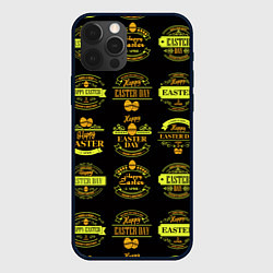 Чехол для iPhone 12 Pro Max Easter holidays, цвет: 3D-черный