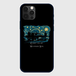 Чехол для iPhone 12 Pro Max Сверхъестественное carry on my wayward son, цвет: 3D-черный