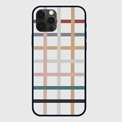 Чехол для iPhone 12 Pro Max Плетенка пастельная, цвет: 3D-черный