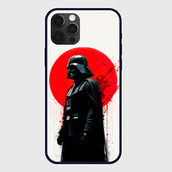 Чехол для iPhone 12 Pro Max Дарт Вейдер на фоне заката, цвет: 3D-черный
