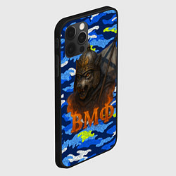 Чехол для iPhone 12 Pro Max ВМФ злой медведь в шлеме, цвет: 3D-черный — фото 2