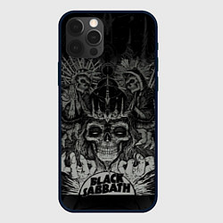 Чехол для iPhone 12 Pro Max Black Sabbath death skull, цвет: 3D-черный