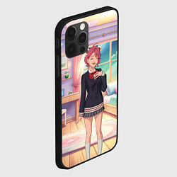 Чехол для iPhone 12 Pro Max Дандадан Сиратори Айра смущается, цвет: 3D-черный — фото 2