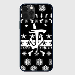 Чехол для iPhone 12 Pro Max Doom x csgo winter, цвет: 3D-черный