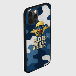 Чехол для iPhone 12 Pro Max ВДВ - элита войск, цвет: 3D-черный — фото 2